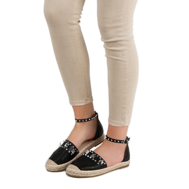 Bestelle Espadrile Black Rock crna 2