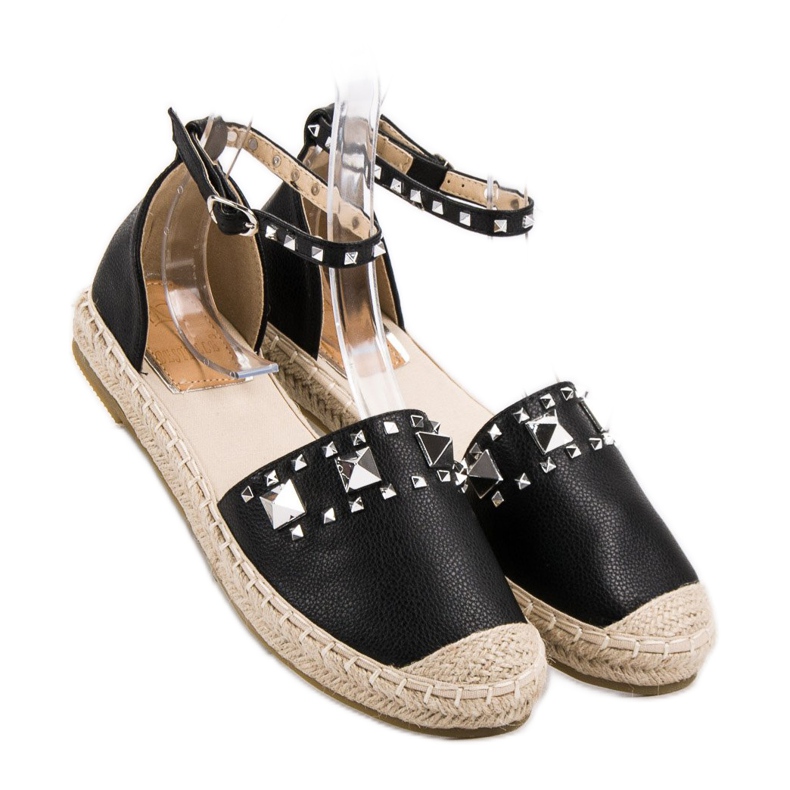 Bestelle Espadrile Black Rock crna 1