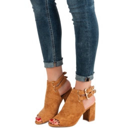 Erynn Elegantne sandale smeđa 1