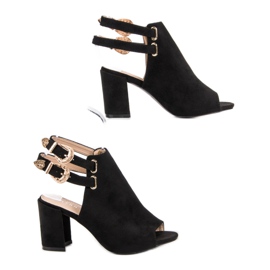 Erynn Elegantne sandale crna 2