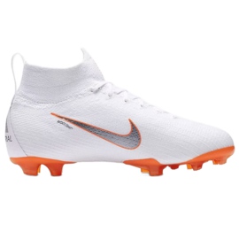 Nogometne cipele Nike Mercurial Superfly 6 Elite Fg Jr AH7340-107 bijela bijela 1