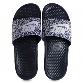 Nike Benassi Just Do It Print 631261-403 Slajd crna 1