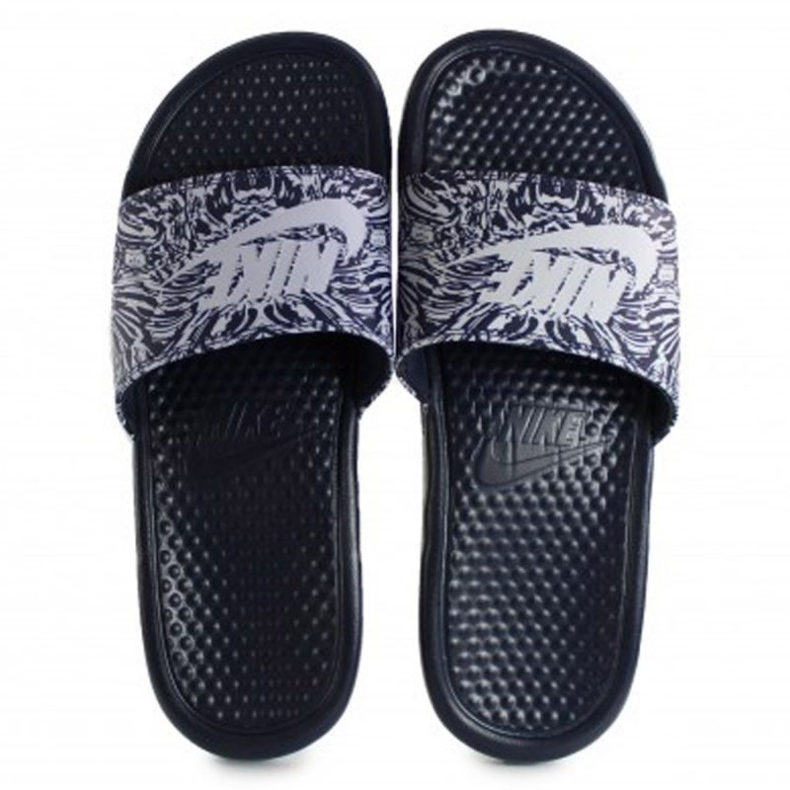 Nike Benassi Just Do It Print 631261-403 Slajd crna 1