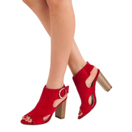 Erynn Crvene sandale na šanku crvena 2