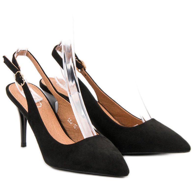 Crne štikle s otkrivenom petom crno 1