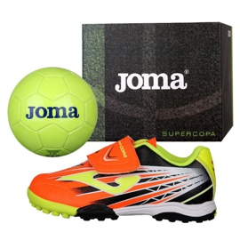 Kopačke Joma Super Copa Jr Tf SCJS.908.TF + Besplatna lopta višebojan višebojan 1
