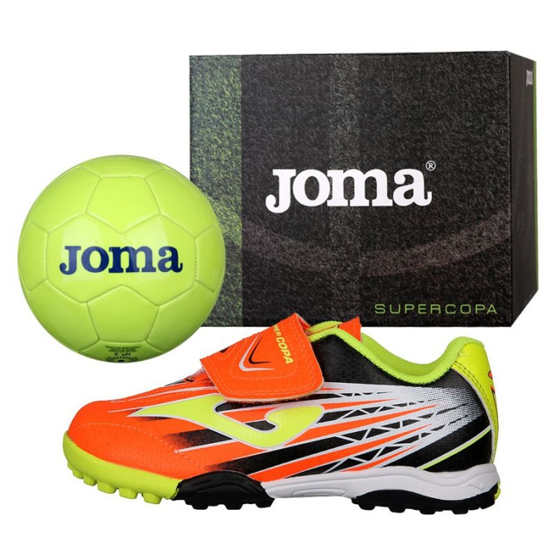 Kopačke Joma Super Copa Jr Tf SCJS.908.TF + Besplatna lopta višebojan višebojan 1