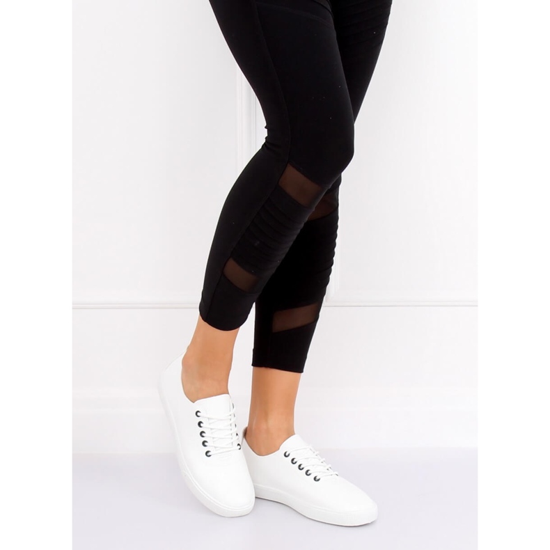 Bijele ženske tenisice WD009 WHITE / NAVY bijela 1