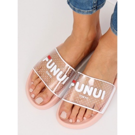 Pink Ženske ružičaste papuče ZD807 Pink ružičasta 1