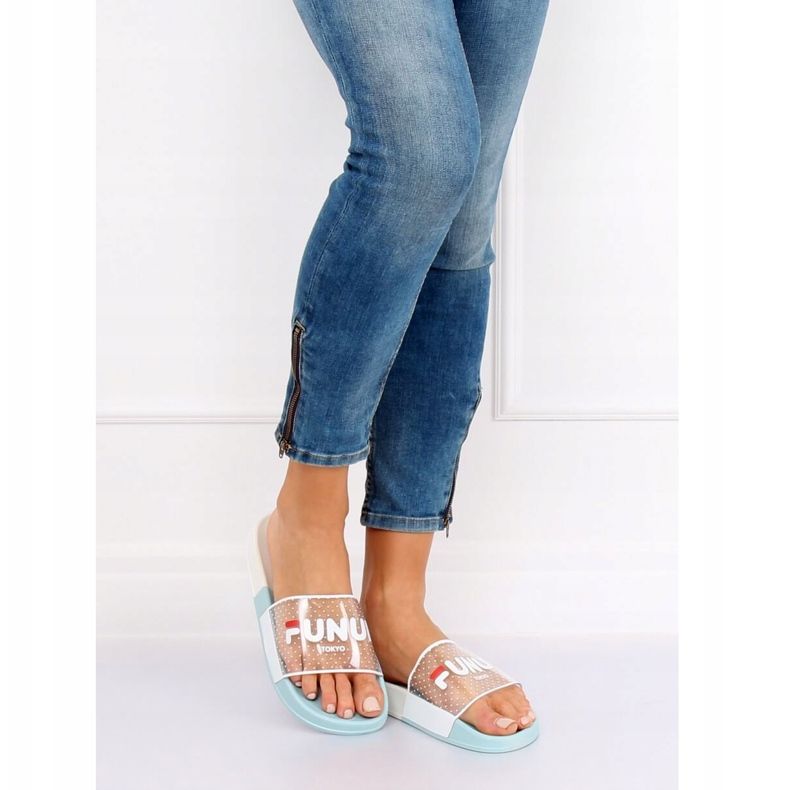 Plave Ženske plave papuče ZD807 Plave plava 1