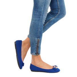 Ženske balerine od kobalta JM6675Q Azul Marino tamnoplava 1