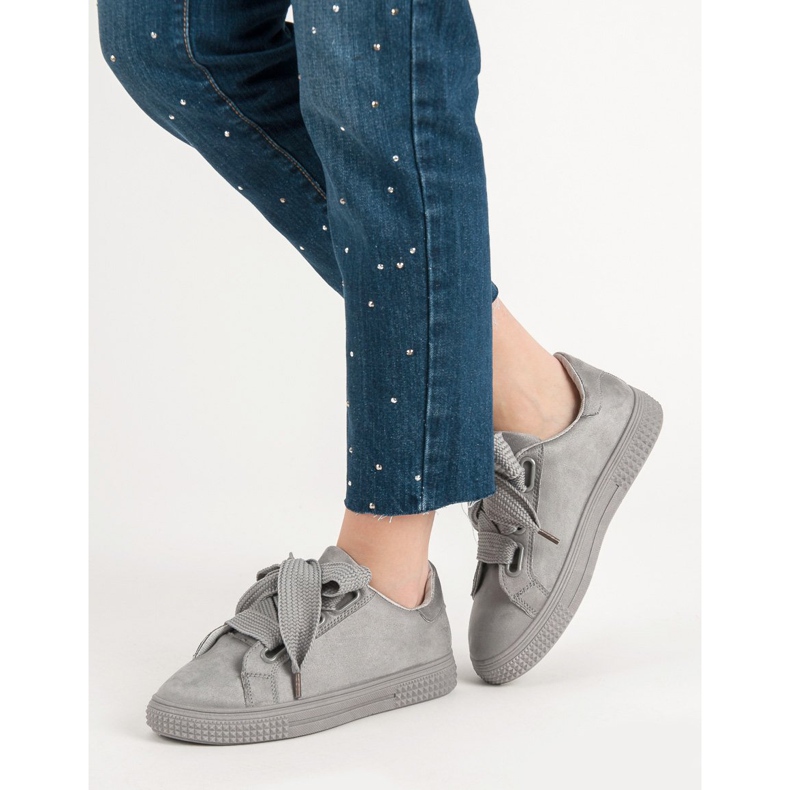 Bella Paris Sportske cipele od antilopa siva 2