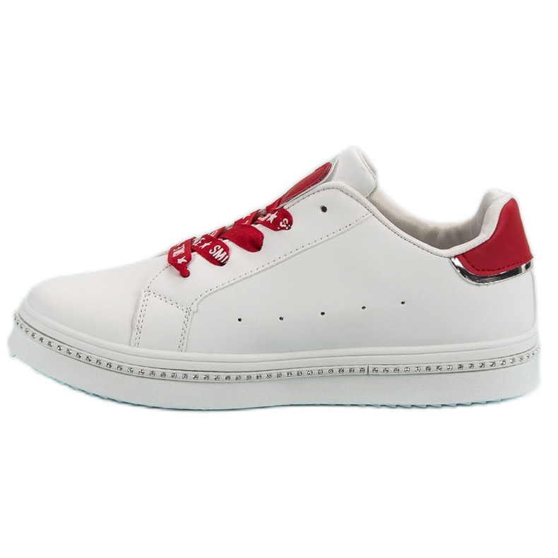 Sportske cipele na vezanje bijela 1