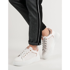 Sportske cipele sa sjajem bijela 2