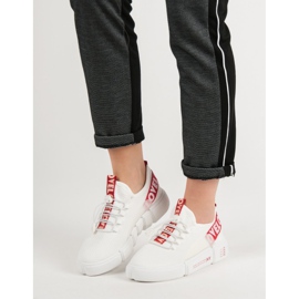 Sportske cipele s manžetom Love bijela 2