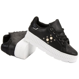 Crne cipele na platformi crna 1