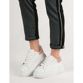 Renda Bijele cipele na platformi bijela 2