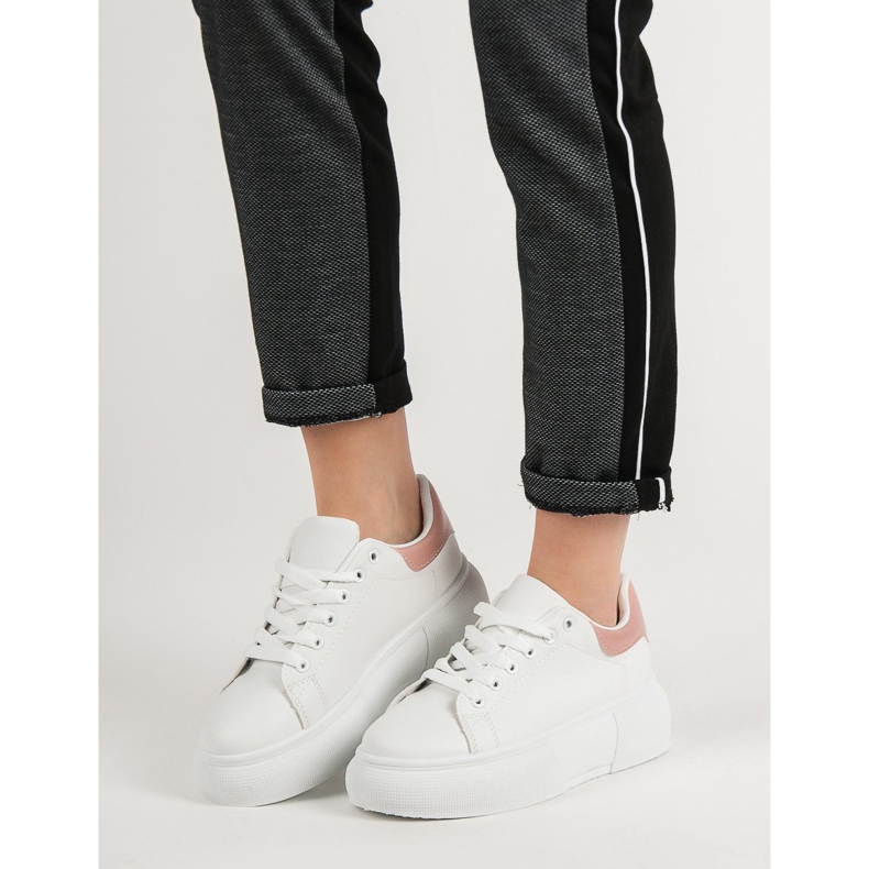 Renda Bijele cipele na platformi bijela 2