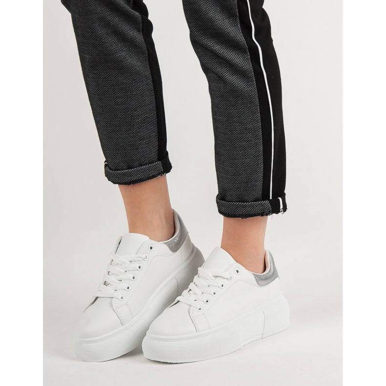 Renda Bijele cipele na platformi bijela 1