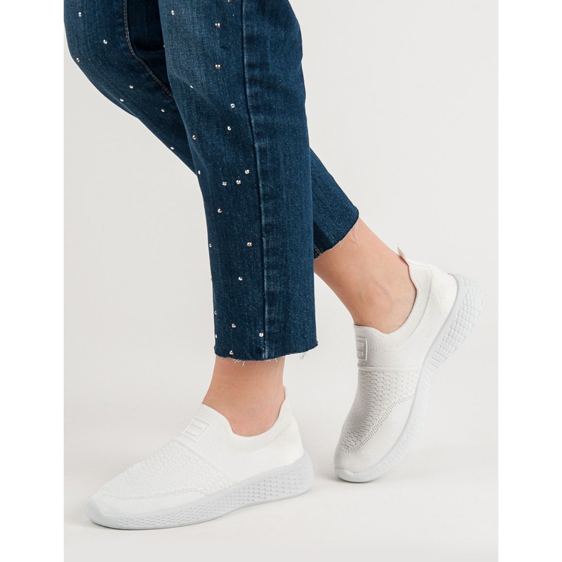 Weide Modna tekstilna obuća bijela 2