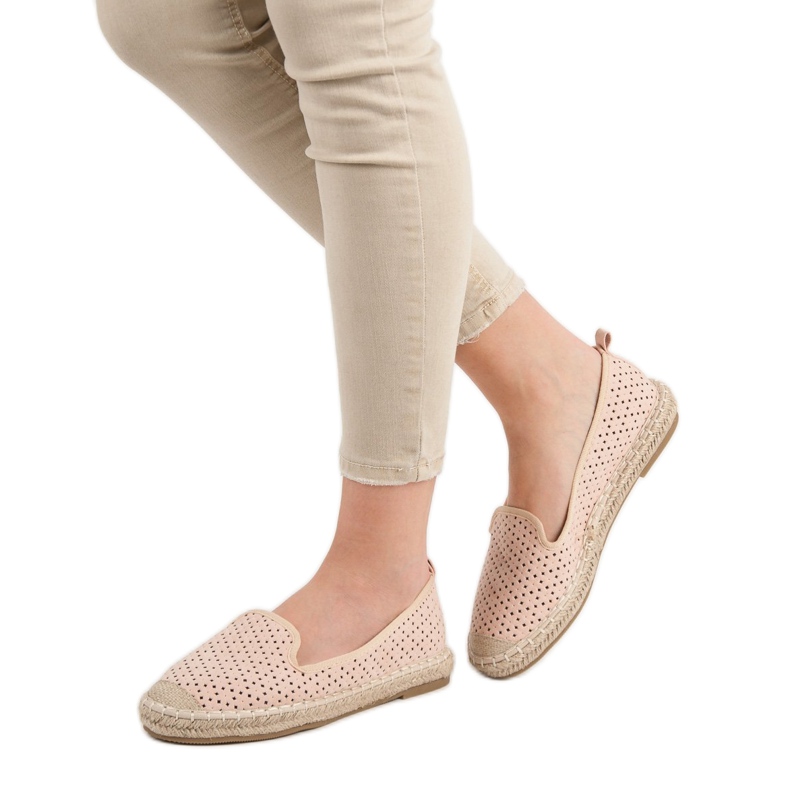 Lucky Shoes Puder Openwork Lords ružičasta 2