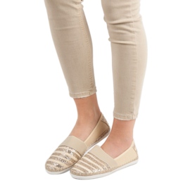 Kayla Sjajne espadrile žuta boja 2