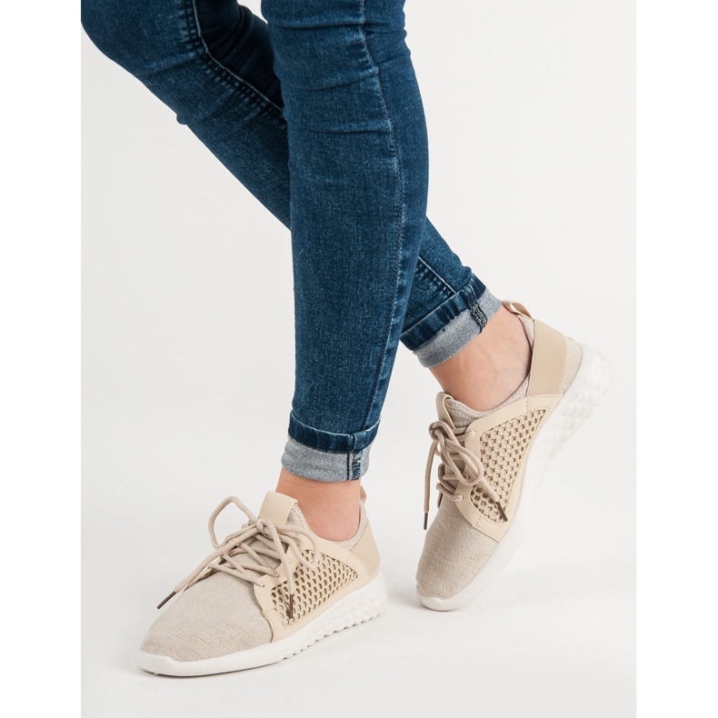 Modna tekstilna obuća smeđa 1