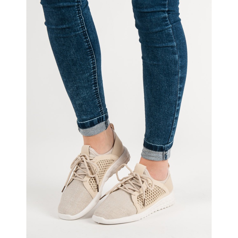 Modna tekstilna obuća smeđa 2