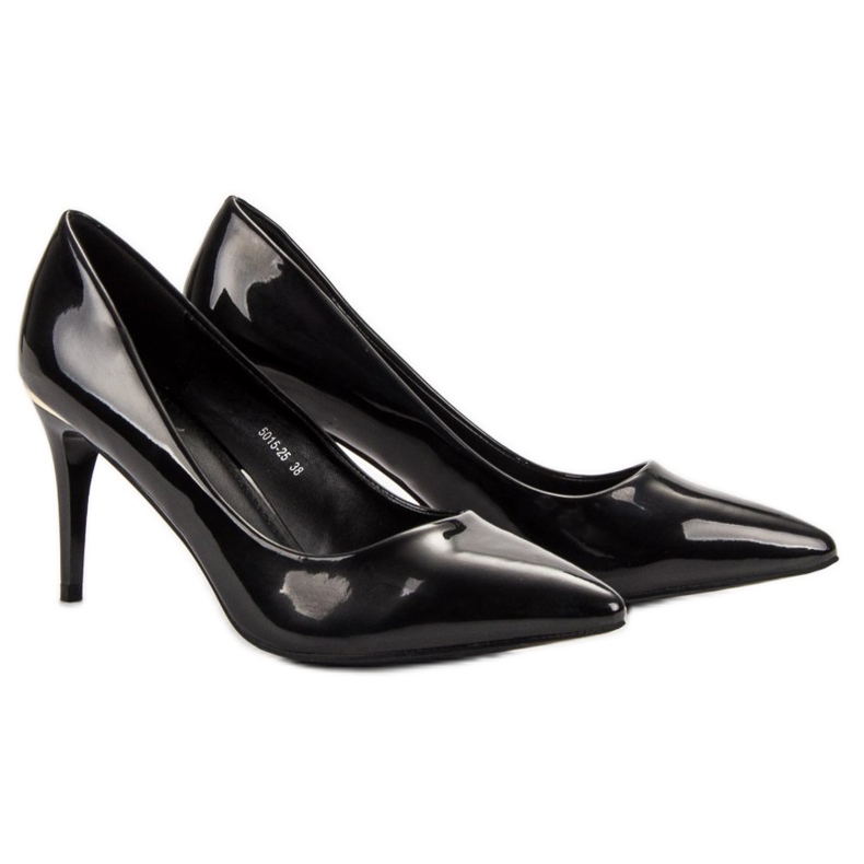 Small Swan Crne lakirane igle crna 1