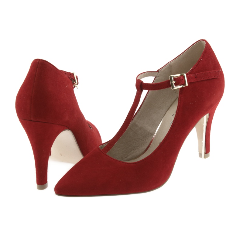 Crvene ženske pumpe Caprice 24400 crvena 4