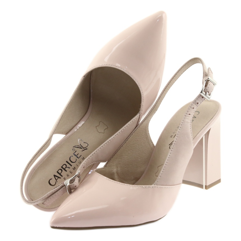 Ženske sandale na stupu Caprice 29604 ružičasta 5