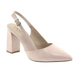 Ženske sandale na stupu Caprice 29604 ružičasta 1