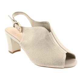 Sandale na stupu Sergio Leone 800 bež zlatna 1