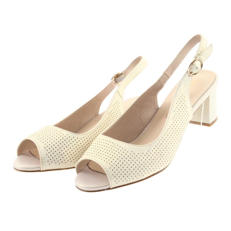 Sandale na postolju Sergio Leone 794 zlatne zlatna 3