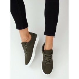 Zelene ženske tenisice 7062-Y DK.GREEN zelena 2