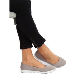 Žene balerinke sive boje 7845-P Sivo siva 2