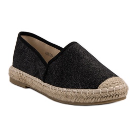 Anesia Paris Ležerne espadrile crno 2