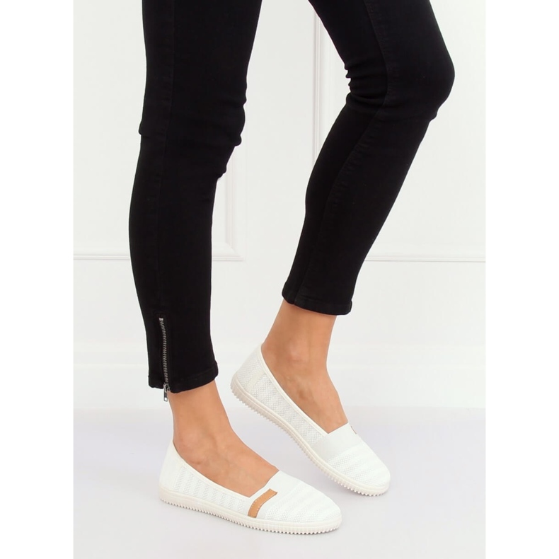 Bijele ženske balerinke XJ-2959 Bijele bijela 2