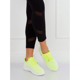 Žute sportske cipele 7760-Y Zelene žuta boja 2