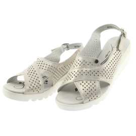 Zlatne ženske sandale na klin Filippo 729 zlatna 2