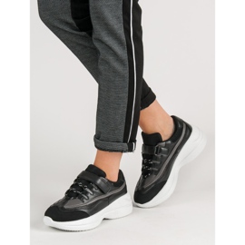Modne crne tenisice crno 1