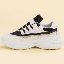 Modne BIJELE I CRNE Tenisice bijela crno 1