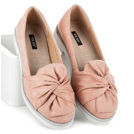 Vices Cipele od antilopa sa sjajnim ukrasima ružičasta 2