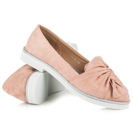 Vices Cipele od antilopa sa sjajnim ukrasima ružičasta 1