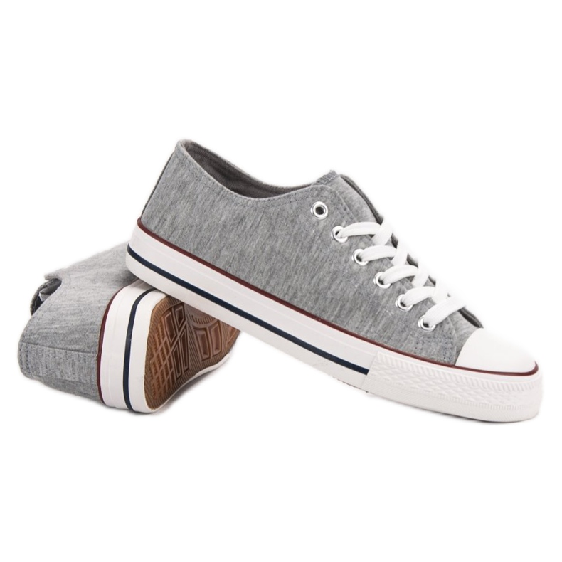 Jumex Niske sive tenisice siva 1