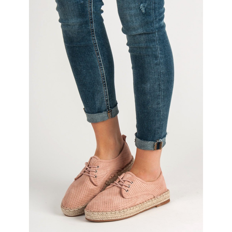 Small Swan Ažurne antilop brošure ružičasta 1