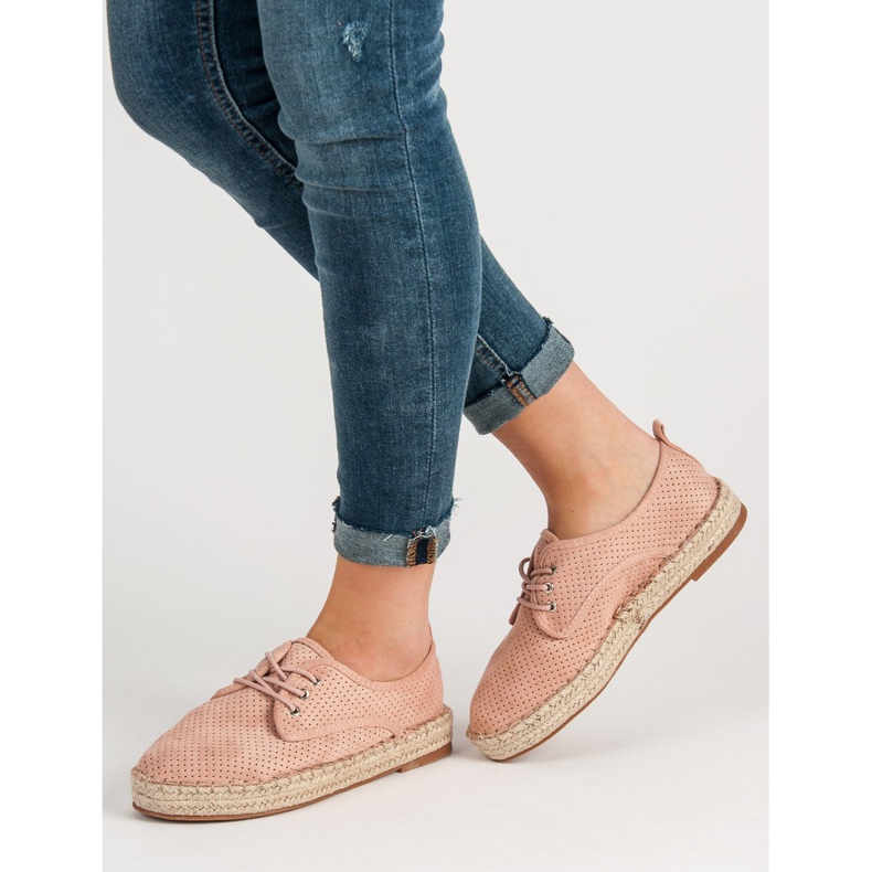 Small Swan Ažurne antilop brošure ružičasta 2