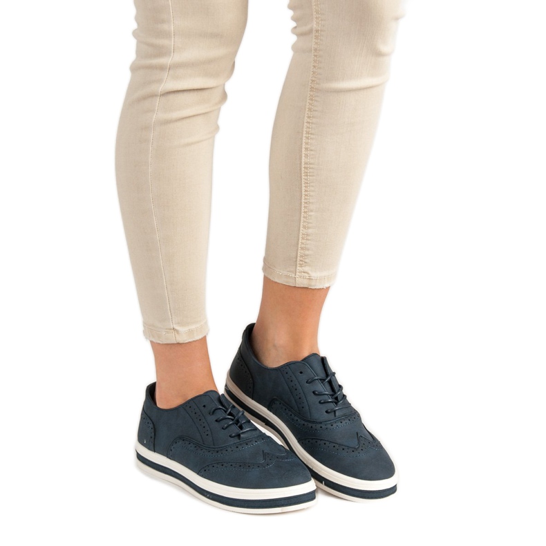 SHELOVET Tamnoplave cipele plava 2