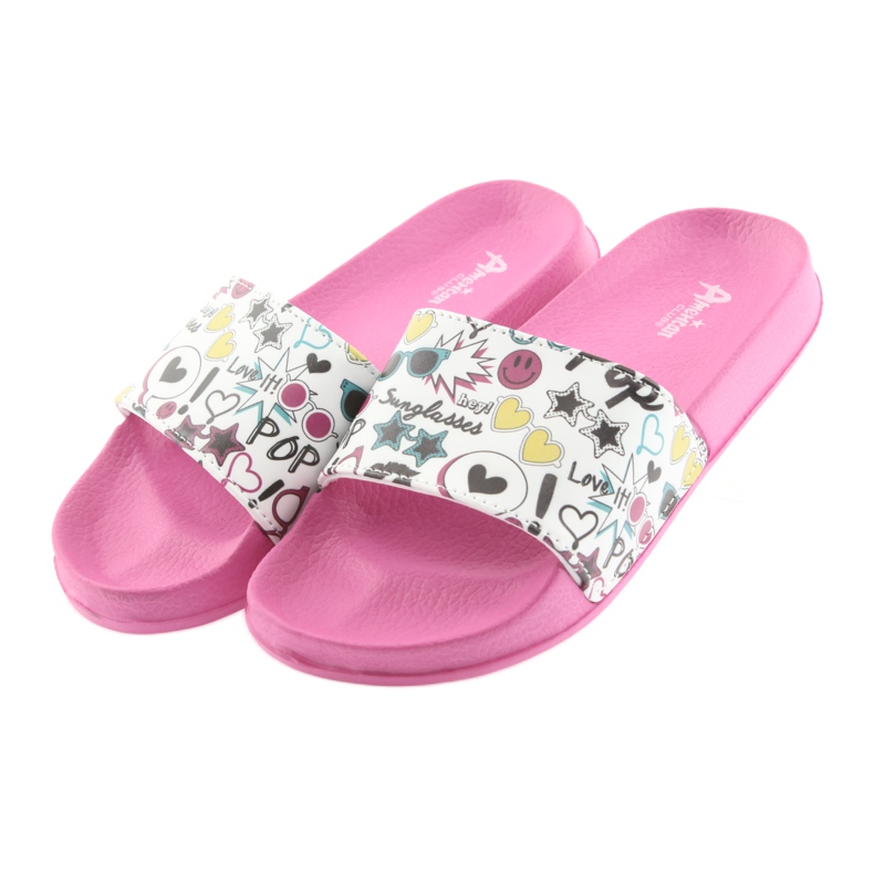 Papuče za sunčane naočale profilirane American Club roza bijela crna zelena žuta boja ružičasta 4