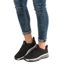 SHELOVET Moderne sportske cipele crna 2